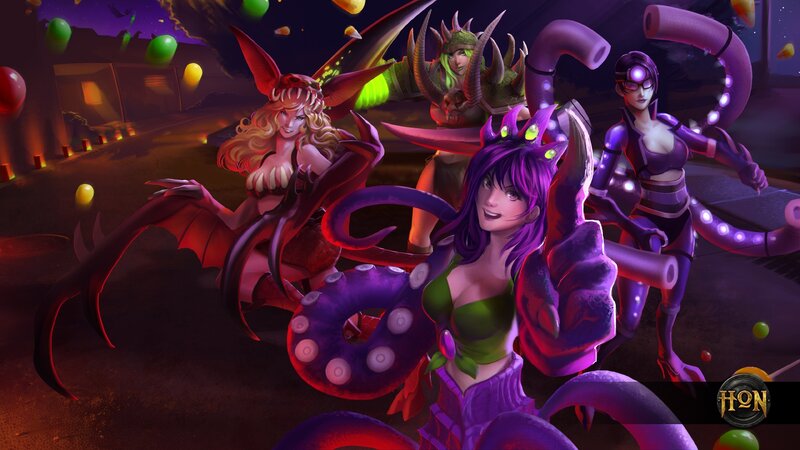 Female Fantasy Characters — Purple