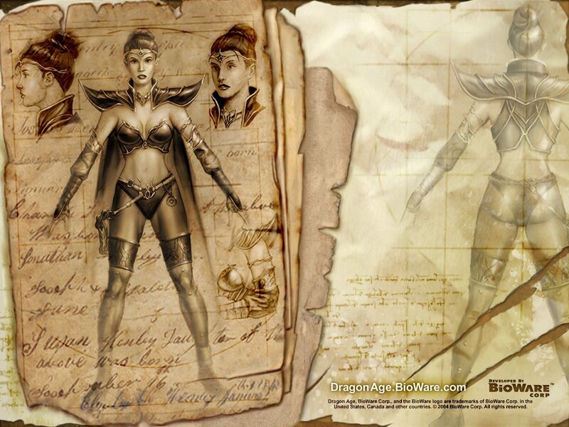 Female Fantasy Warrior — Brown
