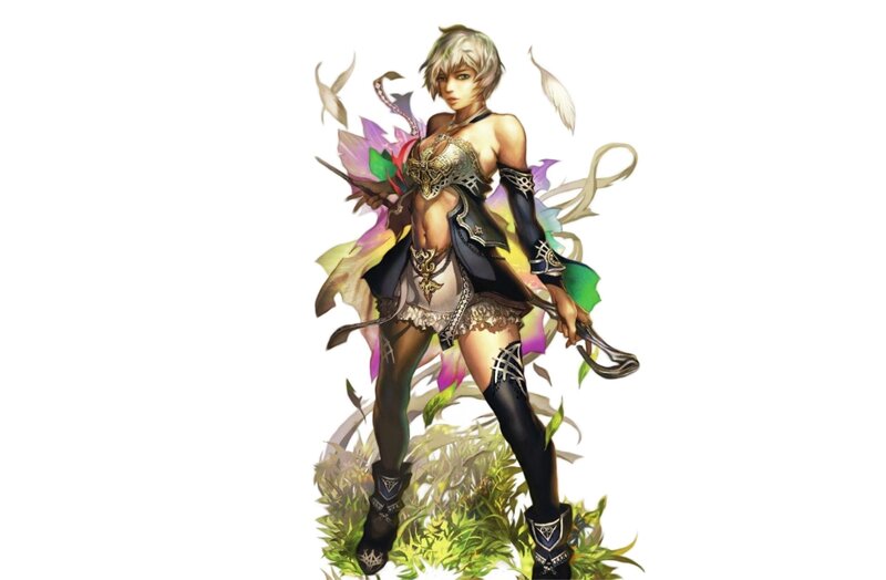 female fantasy warrior character