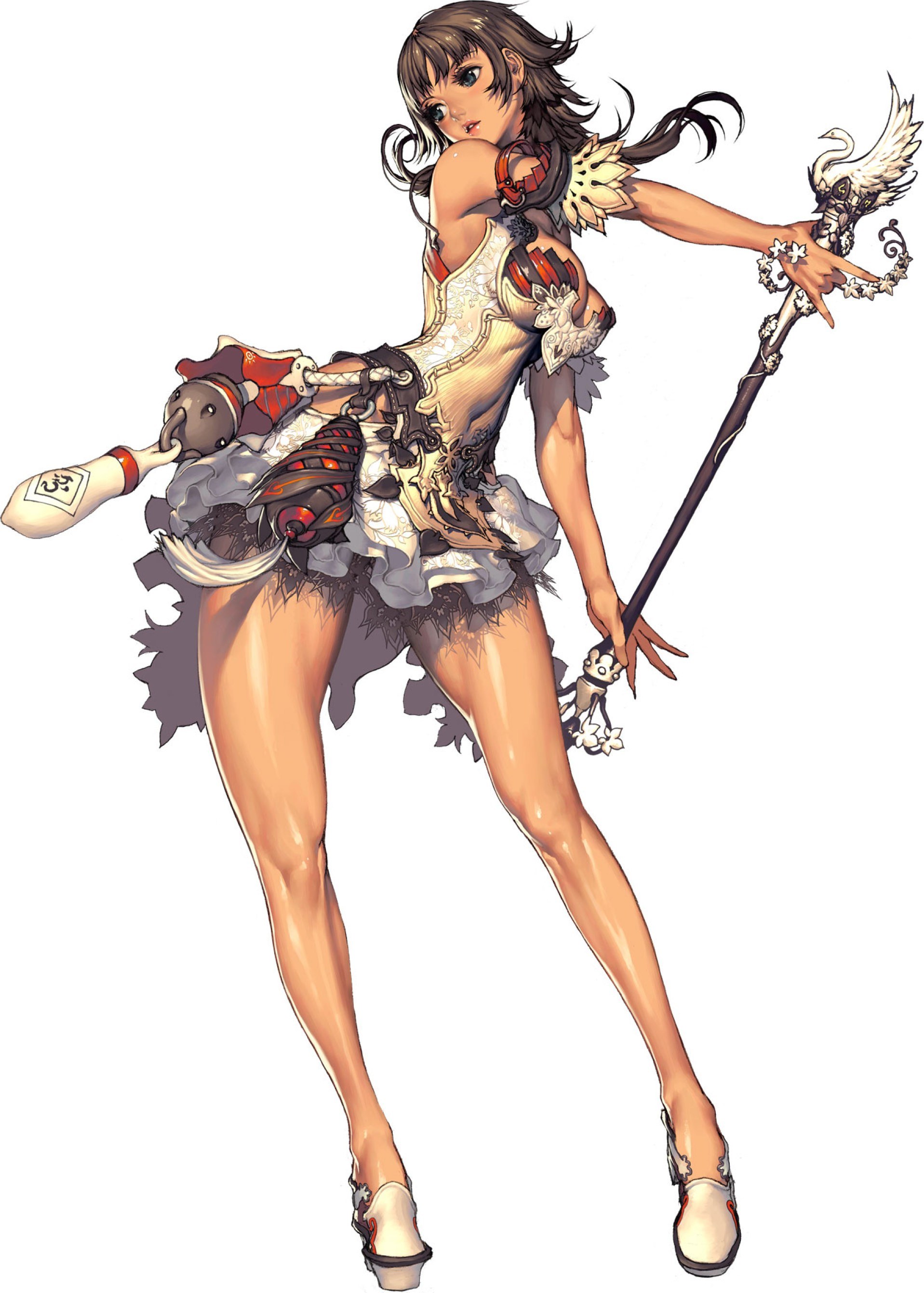 female fantasy warrior character