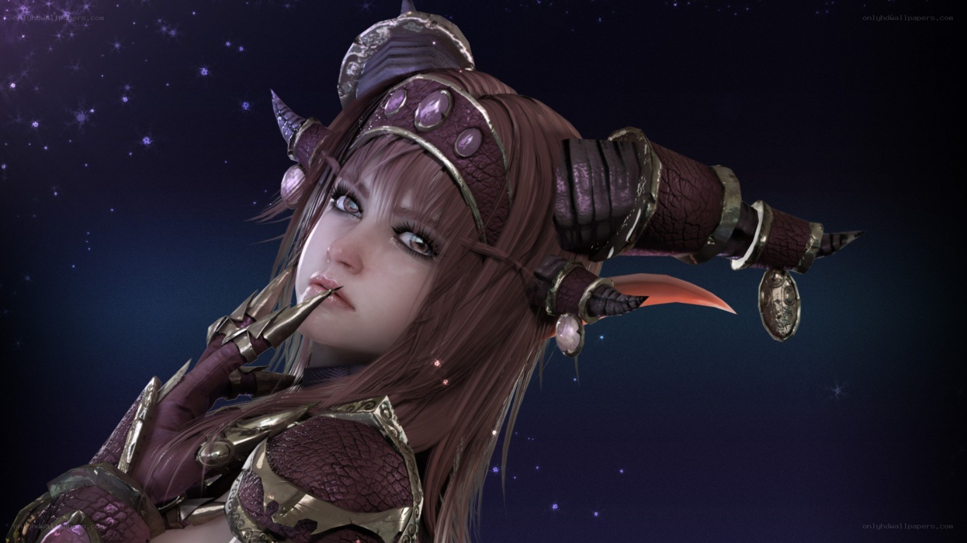 female fantasy warrior character