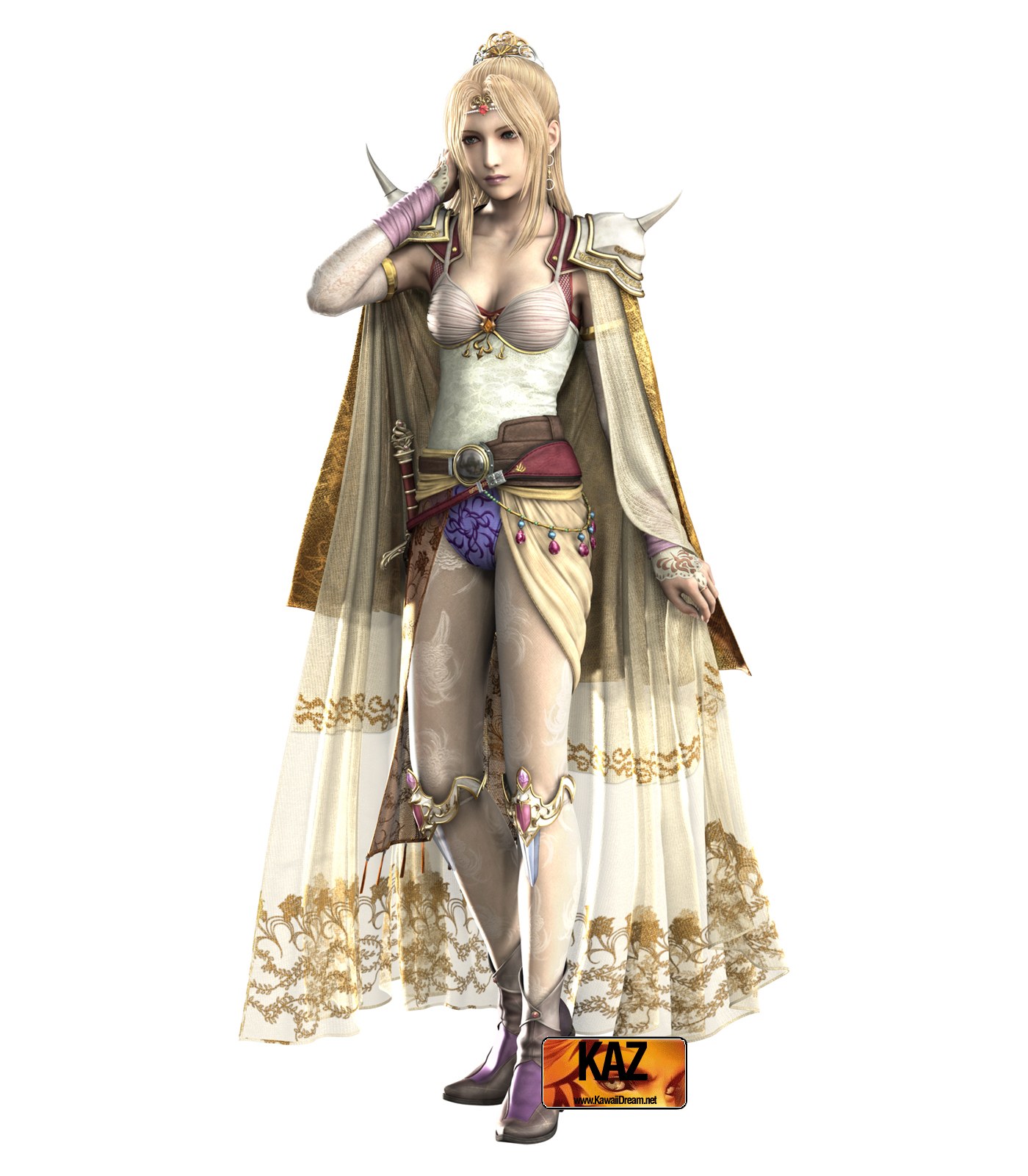 female fantasy warrior character