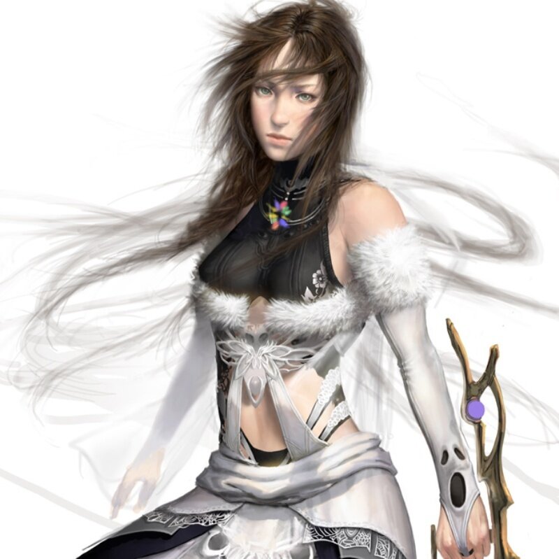 Female Fantasy Warrior — White