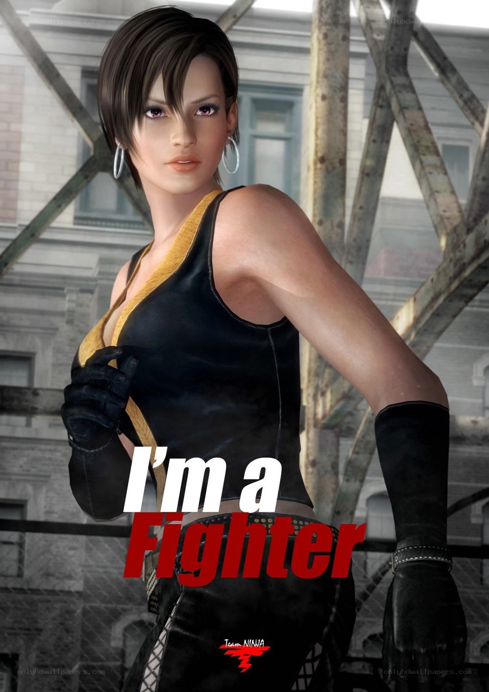female fighter character