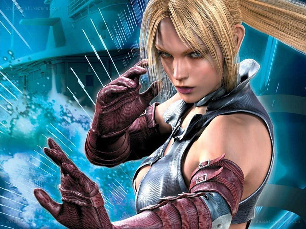 female fighter in action