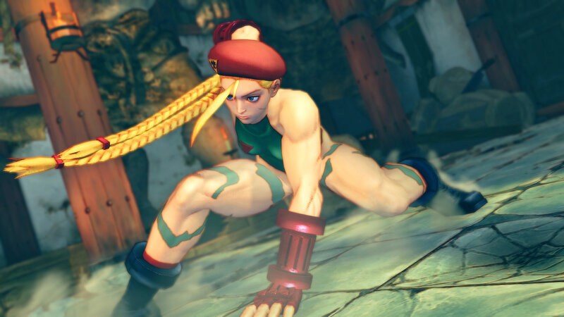 Female Fighter in Combat Pose