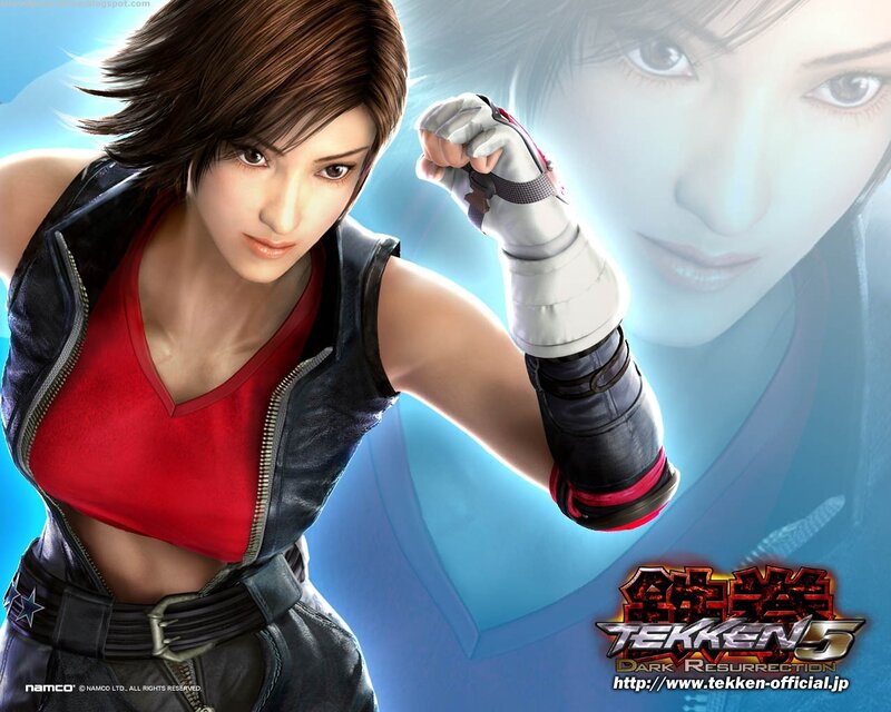 Female Fighter in Red Top