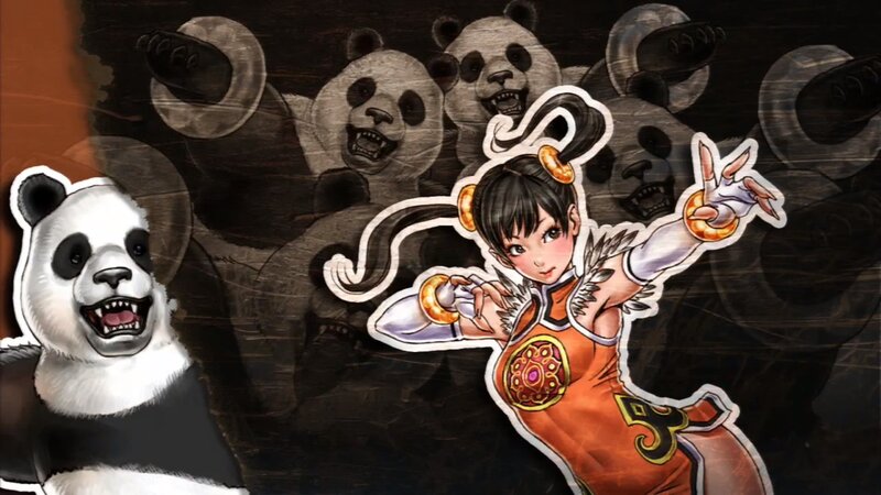 Female Fighter with Pandas