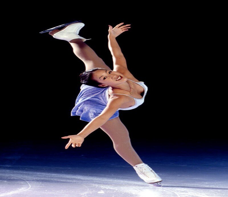 Female Figure Skater — Black