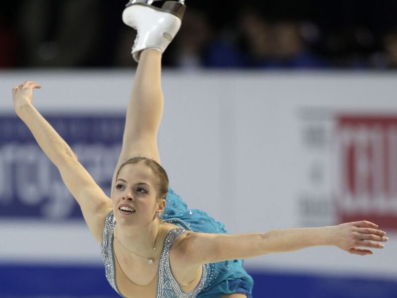 Female Figure Skater — Blue