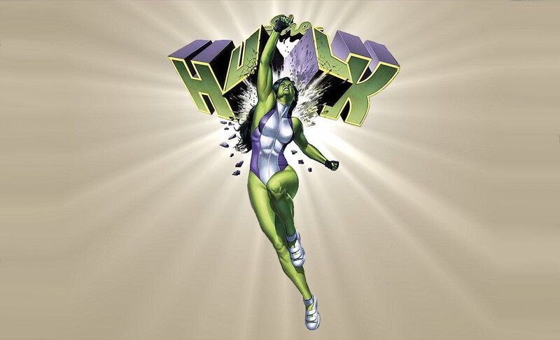 Female Green Superhero