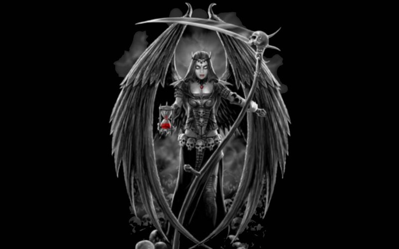 Female Grim Reaper Figure