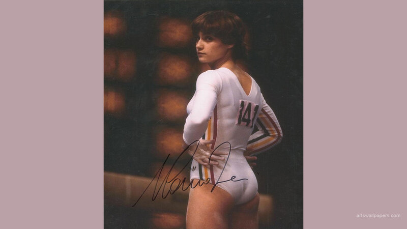 Female Gymnast in Leotard