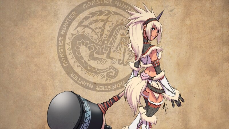Female Hunter with Hammer