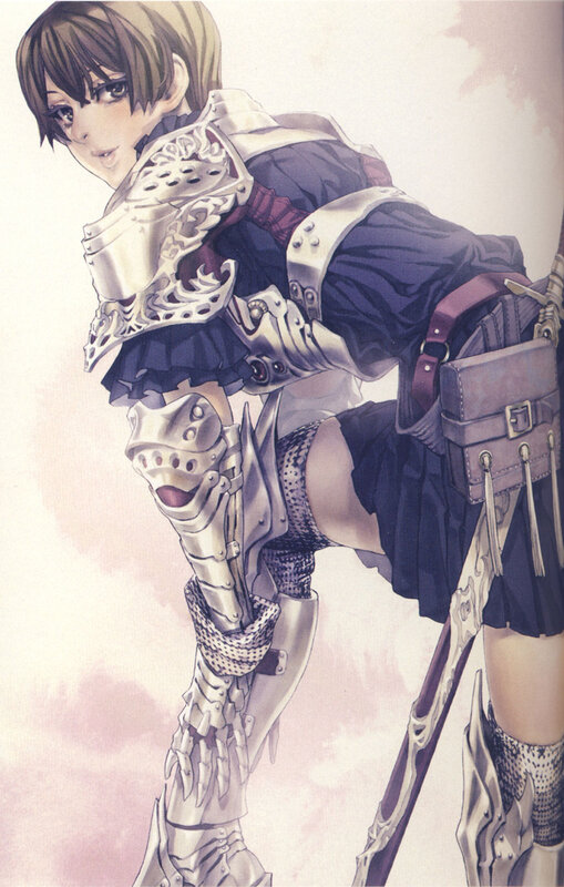 female knight in armor