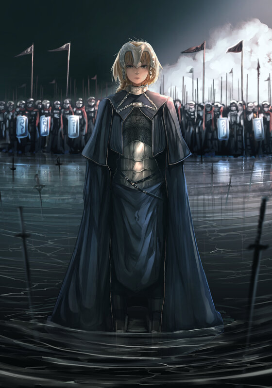 Female Knight in Water