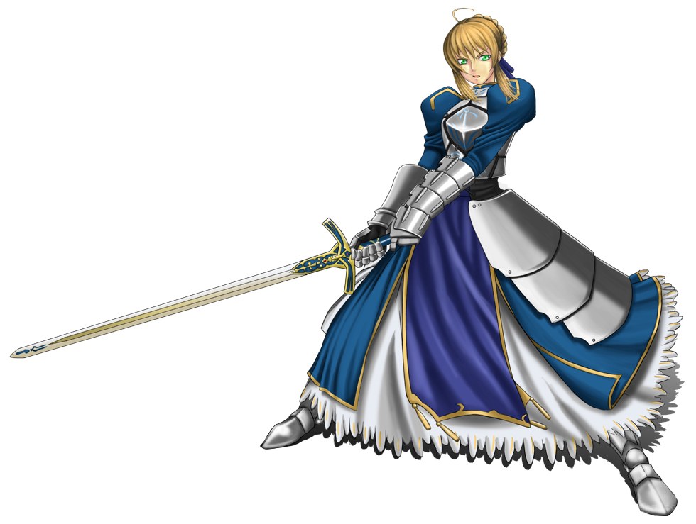 female knight with sword