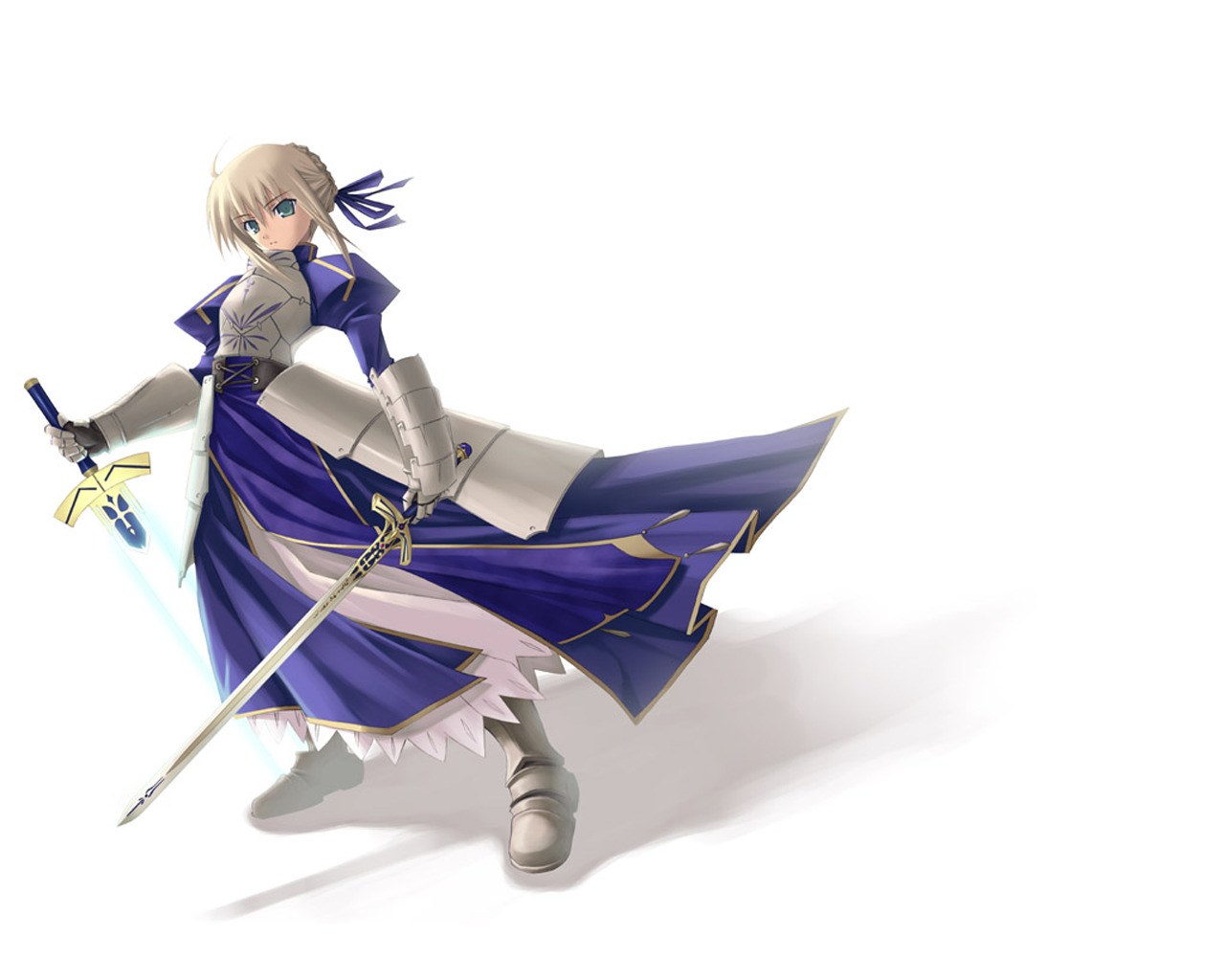 female knight with sword