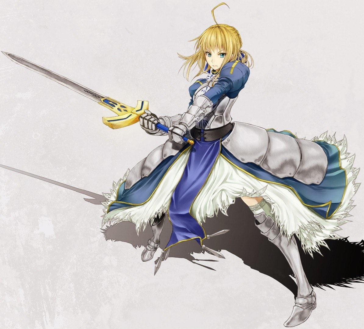 female knight with sword