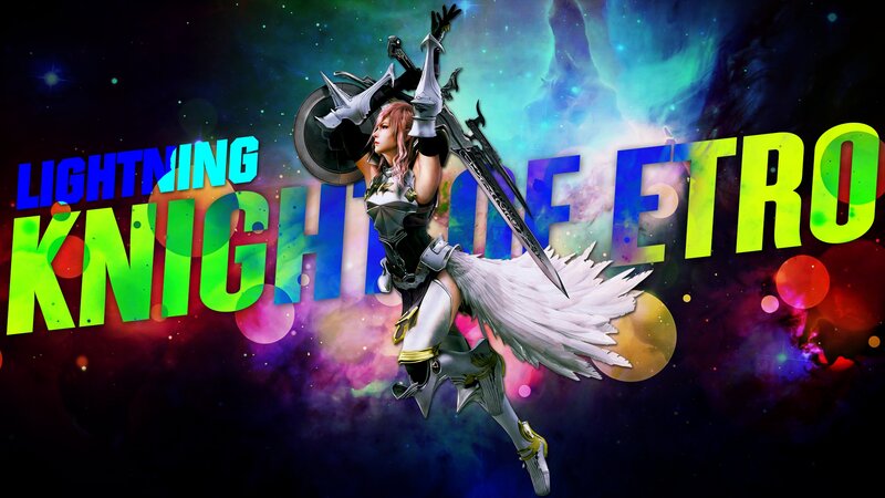 Female Knight with Sword — Green