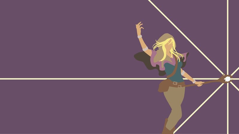 female mage casting spell