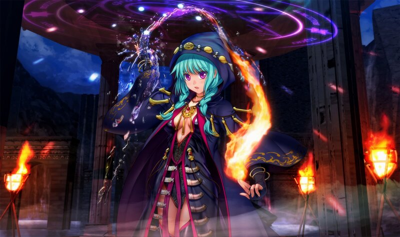 Female Mage Casting Spells