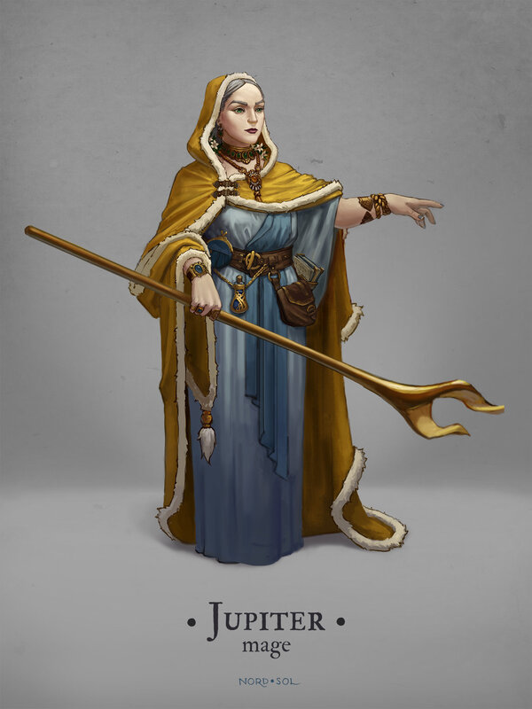Female Mage Character