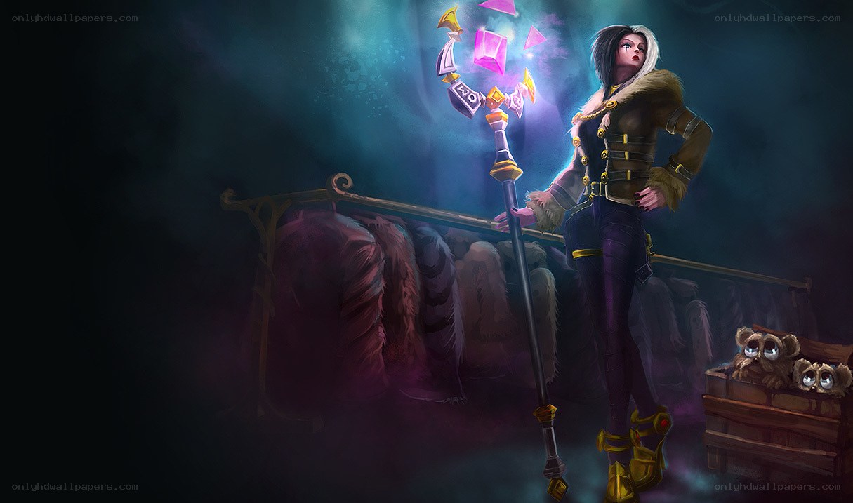 female mage with staff