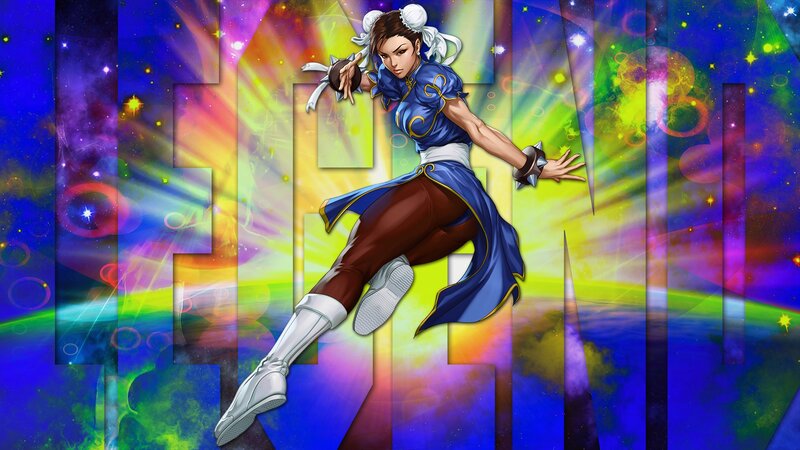 Female Martial Artist in Blue