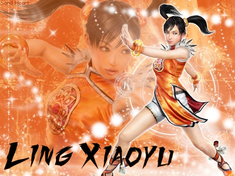 Female Martial Artist — Orange, Dynamic