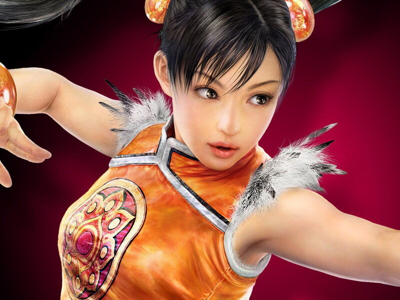 Female Martial Artist — Orange