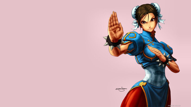 Female Martial Artist — Pink, Confident