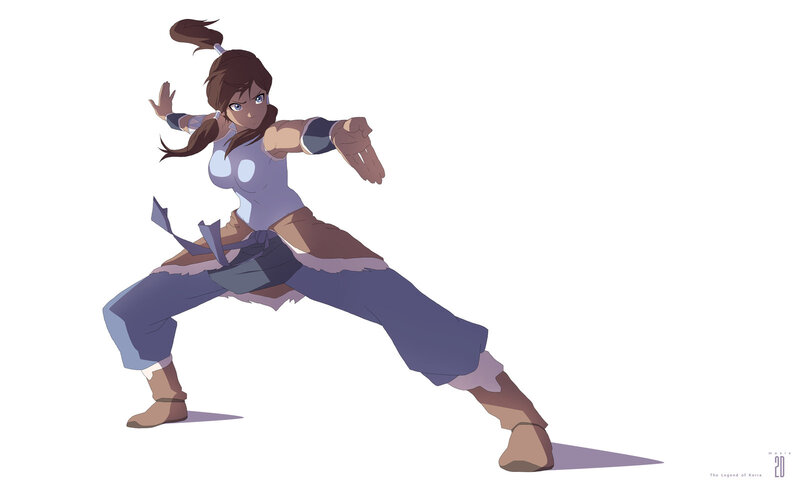 Female Martial Artist — Purple