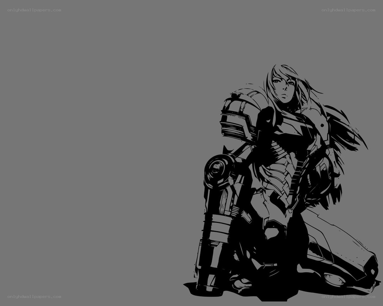 female mech pilot illustration