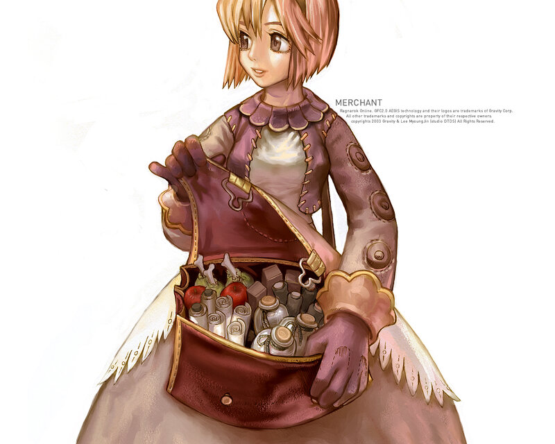 Female Merchant Character