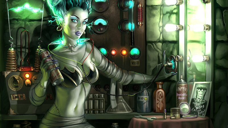 Female Monster in Lab