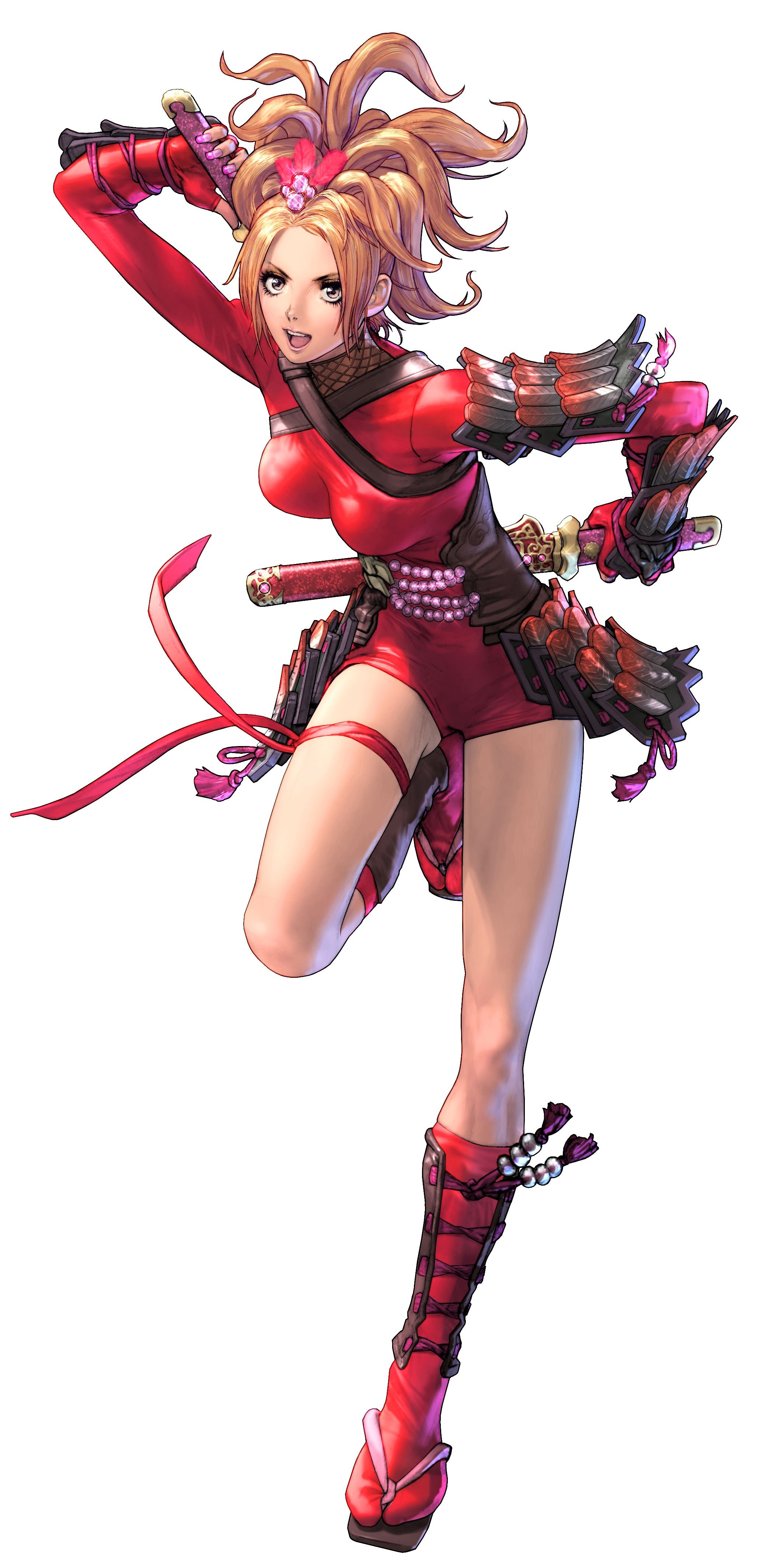 female ninja character art
