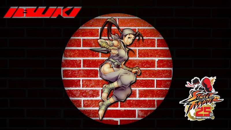 Female Ninja Character — Red, Dramatic