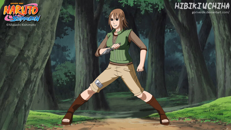 Female Ninja in Forest — Green