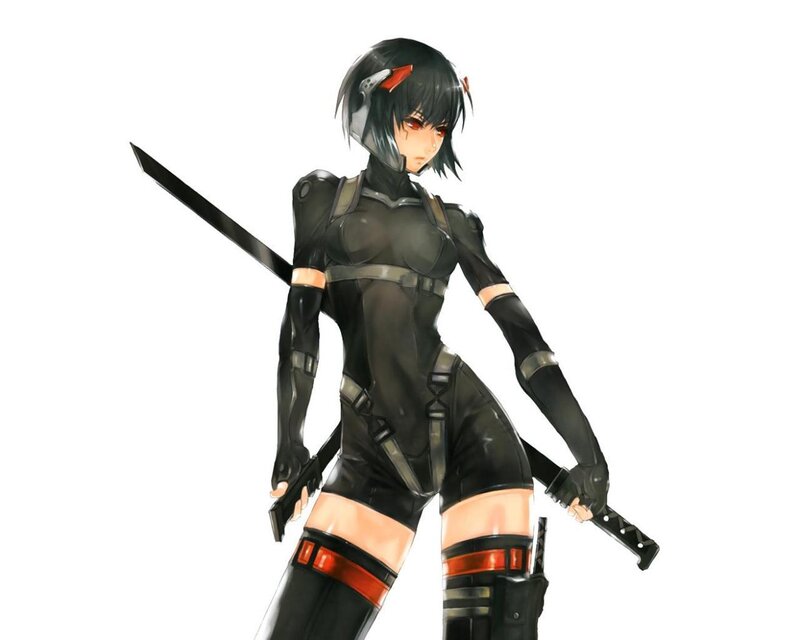 Female Ninja Warrior — Black