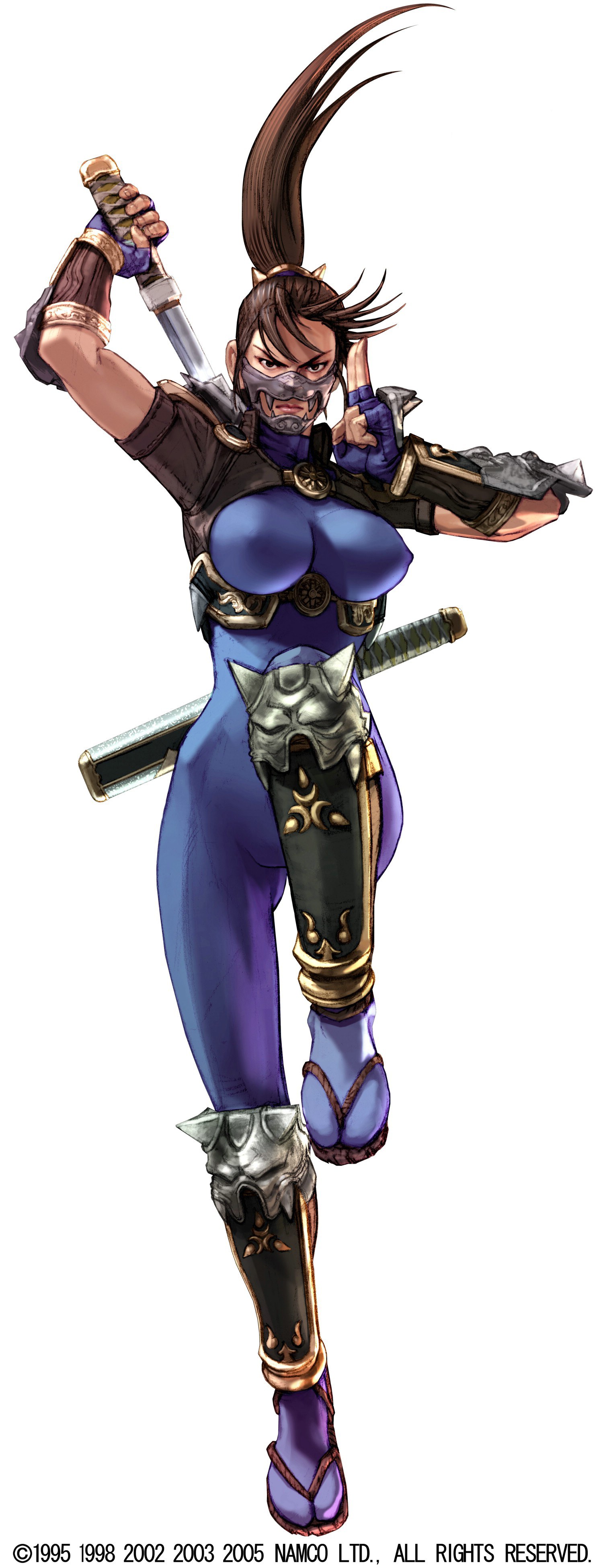female ninja warrior character