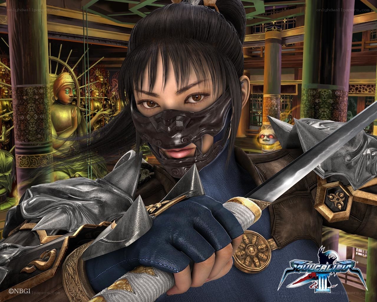 female ninja warrior character