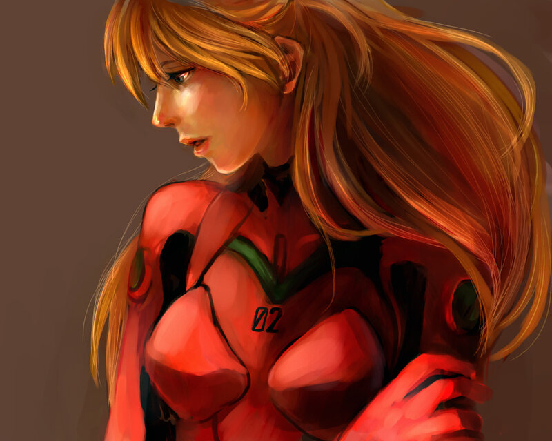 Female Pilot in Red Suit — Dramatic, Digital Art