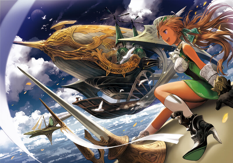 Female Pilot on Airship
