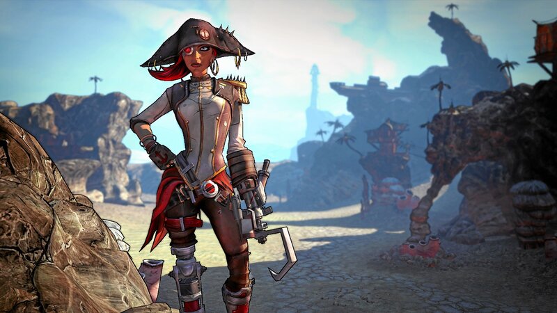 Female Pirate Character — Brown, Arid