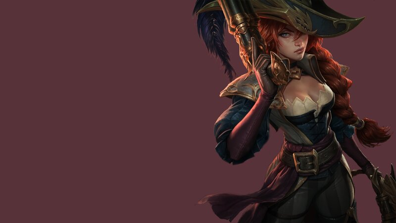 Female Pirate Character — Maroon