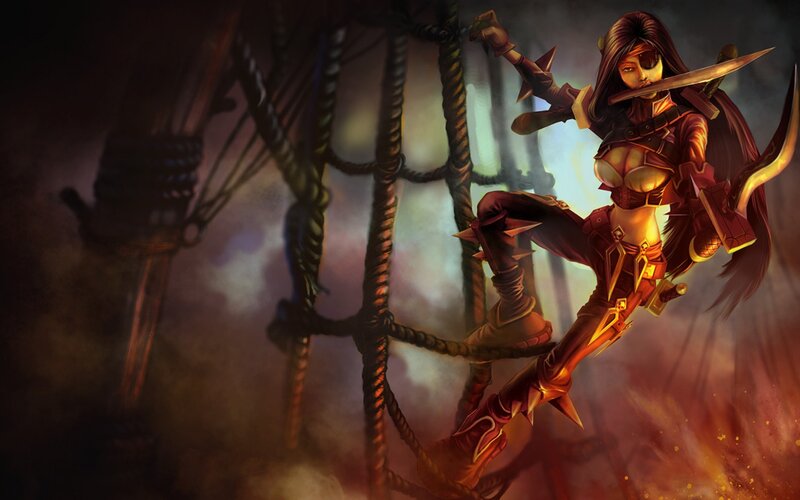 Female Pirate Climber — Red