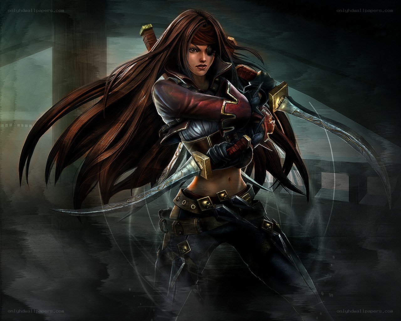 female pirate warrior