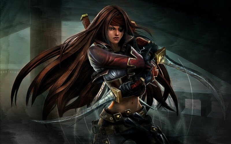 female pirate warrior