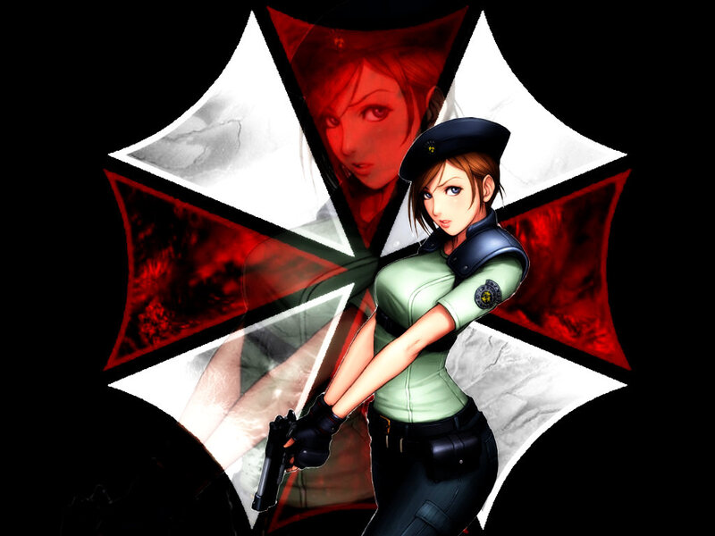 Female Police Officer — Black, Dramatic, Anime